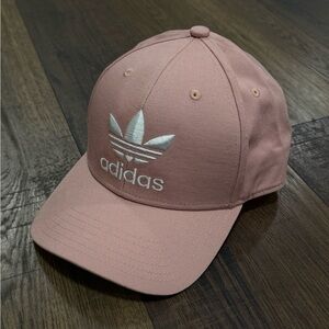 Adidas Soft Pink Cap with White Logo